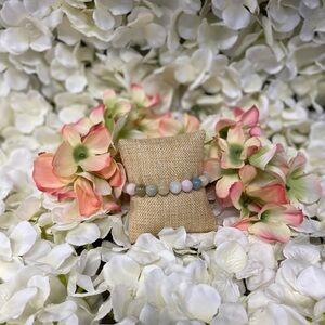 Morganite Crystal Bracelet #661